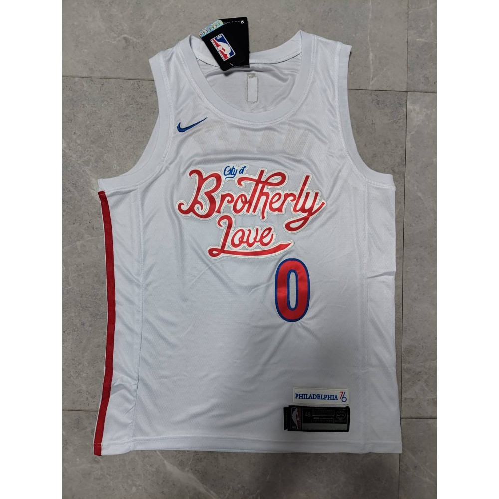 Camiseta Tyrese Maxey #0 Philadelphia 76ers 22/23 Blanco Camiseta Tyrese Maxey #0 Philadelphia 76ers 22/23 Blanco