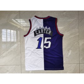Camiseta Vince Carter #15 Toronto Raptors Púrpura/Blanco Camiseta Vince Carter #15 Toronto Raptors Púrpura/Blanco