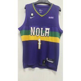 Camiseta Zion Williamson #1 New Orleans Pelicans 2023 City Edition