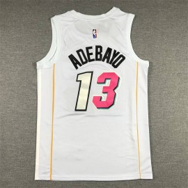 Camiseta Bam Adebayo #13 Miami Heat 2023 Blanco City Edition Camiseta Bam Adebayo #13 Miami Heat 2023 Blanco City Edition