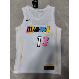 Camiseta Bam Adebayo #13 Miami Heat 22/23 Blanco City Edition