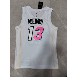 Camiseta Bam Adebayo #13 Miami Heat 22/23 Blanco City Edition Camiseta Bam Adebayo #13 Miami Heat 22/23 Blanco City Edition