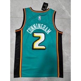Camiseta Cade Cunningham #2 Detroit Pistons 22/23 Verde Camiseta Cade Cunningham #2 Detroit Pistons 22/23 Verde