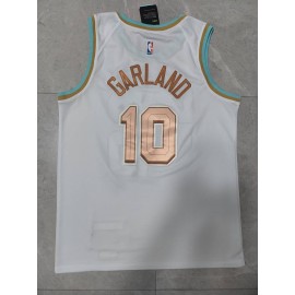 Camiseta Darius Garland #10 Cleveland Cavaliers 22/23 Blanco City Edition Camiseta Darius Garland #10 Cleveland Cavaliers 22/23 Blanco City Edition