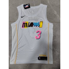 Camiseta Dwyane Wade #3 Miami Heat 22/23 Blanco City Edition