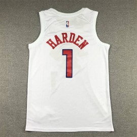 Camiseta James Harden #1 Philadelphia 76ers 2023 Blanco City Edition Camiseta James Harden #1 Philadelphia 76ers 2023 Blanco City Edition