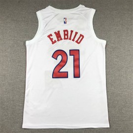 Camiseta Joel Embiid #21 Philadelphia 76ers 2023 Blanco City Edition Camiseta Joel Embiid #21 Philadelphia 76ers 2023 Blanco City Edition