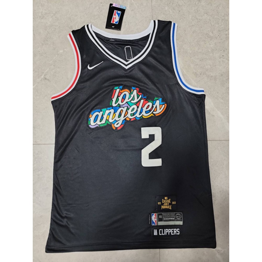 Camiseta Kawhi Leonard #2 Los Angeles Clippers 22/23 Negro Camiseta Kawhi Leonard #2 Los Angeles Clippers 22/23 Negro