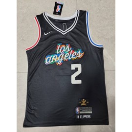 Camiseta Kawhi Leonard #2 Los Angeles Clippers 22/23 Negro