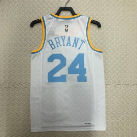 Camiseta Kobe Bryant #24 Los Angeles Lakers 2023 Blanco Classic Edition