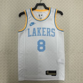 Camiseta Kobe Bryant #8 Los Angeles Lakers 2023 Blanco