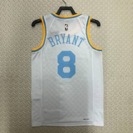 Camiseta Kobe Bryant #8 Los Angeles Lakers 2023 Blanco Camiseta Kobe Bryant #8 Los Angeles Lakers 2023 Blanco