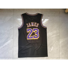 Camiseta Lebron James #23 Los Angeles Lakers 2023 Negro Latin Edition Camiseta Lebron James #23 Los Angeles Lakers 2023 Negro Latin Edition