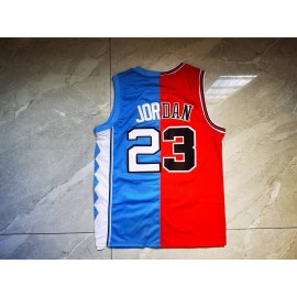 Camiseta Michael Jordan #23 Chicago Bulls & North Carolina Tar Heels Rojo/Azul Camiseta Michael Jordan #23 Chicago Bulls & North Carolina Tar Heels Rojo/Azul