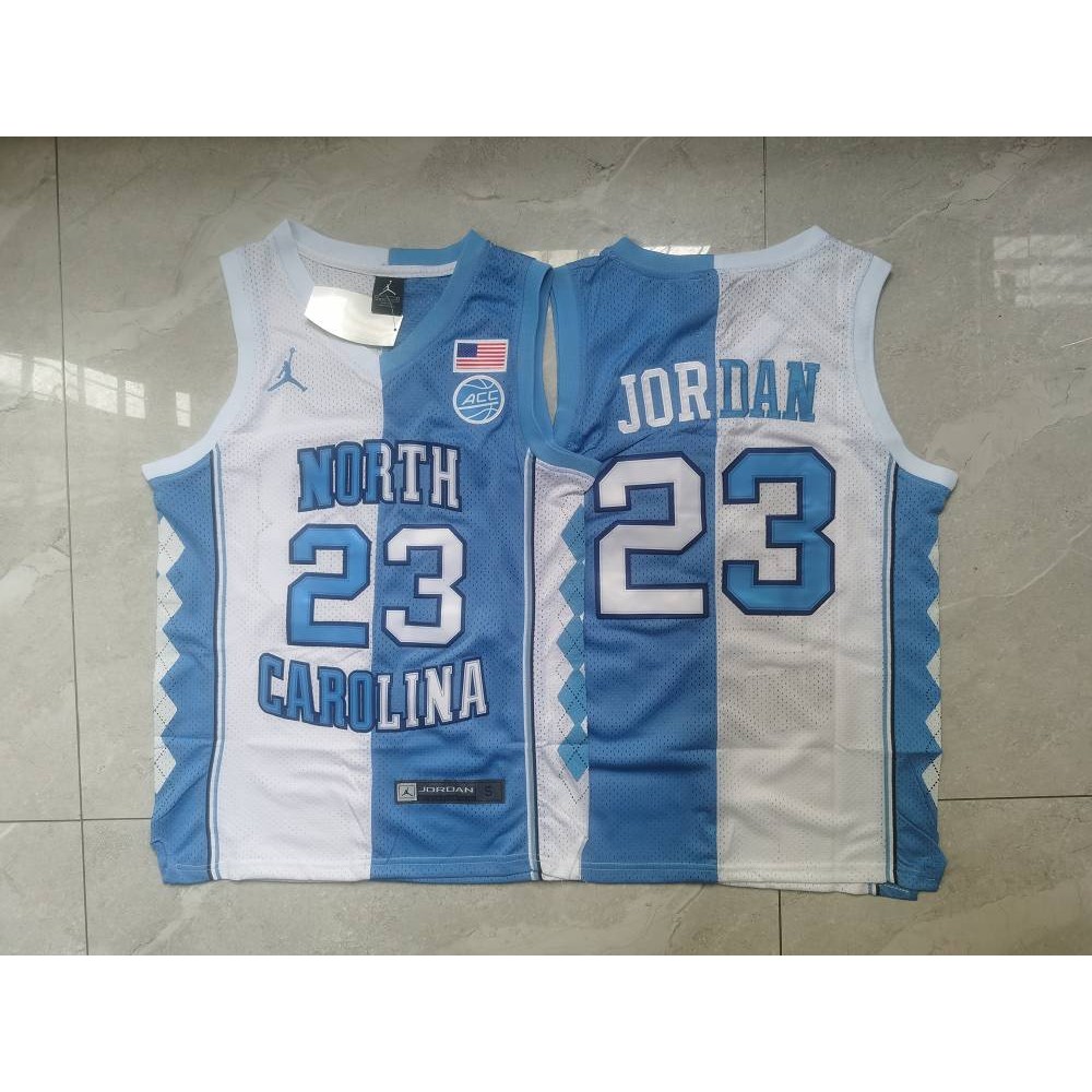 Camiseta Michael Jordan #23 North Carolina Tar Heels Blanco/Azul Camiseta Michael Jordan #23 North Carolina Tar Heels Blanco/Azul