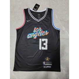 Camiseta Paul George #13 Los Angeles Clippers 22/23 Negro