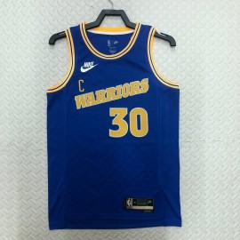 Camiseta Stephen Curry #30 Golden State Warriors 2023 Azul Classic Edition