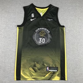 Camiseta Stephen Curry #30 Golden State Warriors 2023 Negro City Edition