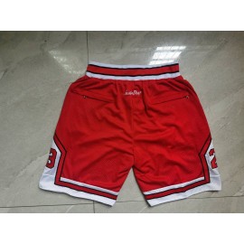 Pantalón Corto De Bolsillo Chicago Bulls Rojo