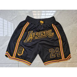 Pantalón Corto De Bolsillo Los Angeles Lakers 8/24 Negro Pantalón Corto De Bolsillo Los Angeles Lakers 8/24 Negro