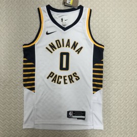 Camiseta Alex Poythress #0 Indiana Pacers 2023 Blanco