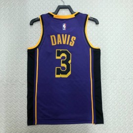 Camiseta Anthony Davis #3 Los Angeles Lakers 2023 Púrpura Camiseta Anthony Davis #3 Los Angeles Lakers 2023 Púrpura