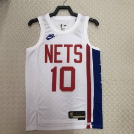 Camiseta Ben Simmons #10 Brooklyn Nets 2023 Blanco Classic Edition