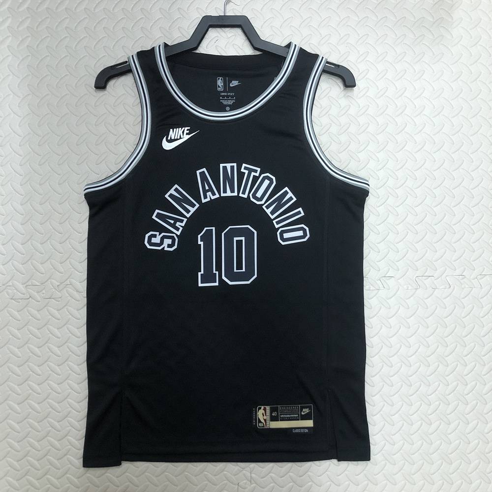 Camiseta DeMar DeRozan #10 San Antonio Spurs 2023 Negro Classic Edition Camiseta DeMar DeRozan #10 San Antonio Spurs 2023 Negro Classic Edition