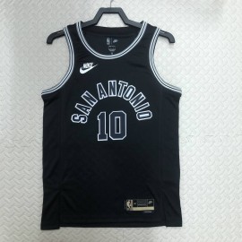 Camiseta DeMar DeRozan #10 San Antonio Spurs 2023 Negro Classic Edition