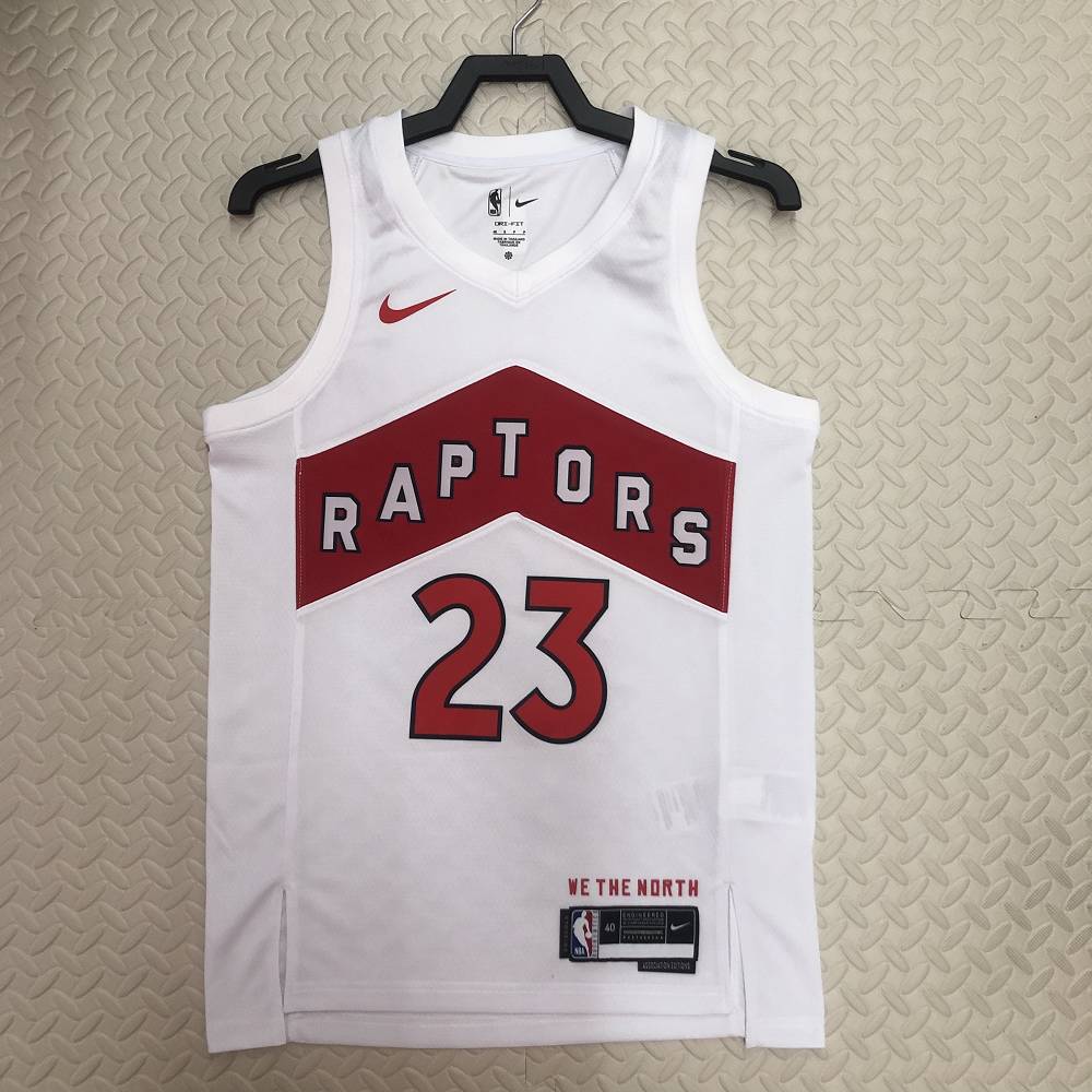 Camiseta Fred VanVleet #23 Toronto Raptors 2023 Blanco Camiseta Fred VanVleet #23 Toronto Raptors 2023 Blanco