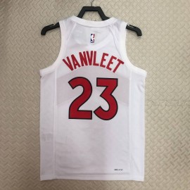 Camiseta Fred VanVleet #23 Toronto Raptors 2023 Blanco Camiseta Fred VanVleet #23 Toronto Raptors 2023 Blanco