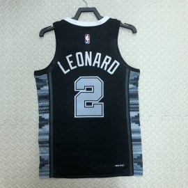 Camiseta Kawhi Leonard #2 San Antonio Spurs 2023 Negro Camiseta Kawhi Leonard #2 San Antonio Spurs 2023 Negro