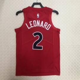 Camiseta Kawhi Leonard #2 Toronto Raptors 2023 Rojo Camiseta Kawhi Leonard #2 Toronto Raptors 2023 Rojo