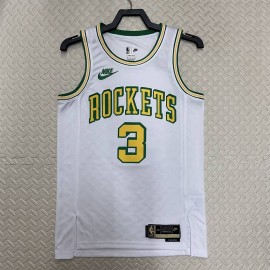 Camiseta Kevin Porter Jr. #3 Houston Rockets 2023 Blanco Classic Edition
