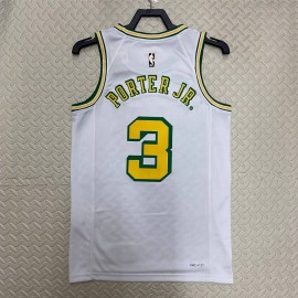 Camiseta Kevin Porter Jr. #3 Houston Rockets 2023 Blanco Classic Edition Camiseta Kevin Porter Jr. #3 Houston Rockets 2023 Blanco Classic Edition