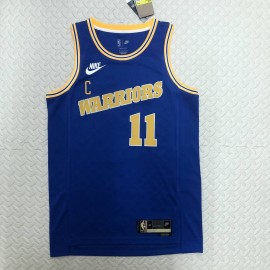 Camiseta Klay Thompson #11 Golden State Warriors 2023 Azul Classic Edition
