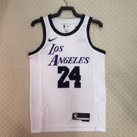 Camiseta Kobe Bryant #24 Los Angeles Lakers 2023 Blanco City Edition