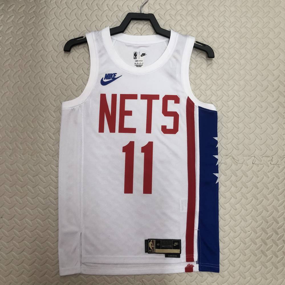 Camiseta Kyrie Irving #11 Brooklyn Nets 2023 Blanco Classic Edition Camiseta Kyrie Irving #11 Brooklyn Nets 2023 Blanco Classic Edition