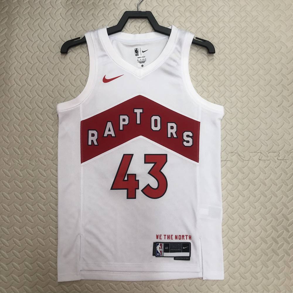 Camiseta Pascal Siakam #43 Toronto Raptors 2023 Blanco Camiseta Pascal Siakam #43 Toronto Raptors 2023 Blanco