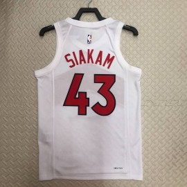 Camiseta Pascal Siakam #43 Toronto Raptors 2023 Blanco Camiseta Pascal Siakam #43 Toronto Raptors 2023 Blanco