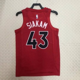 Camiseta Pascal Siakam #43 Toronto Raptors 2023 Rojo Camiseta Pascal Siakam #43 Toronto Raptors 2023 Rojo