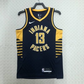 Camiseta Paul George #13 Indiana Pacers 2023 Negro