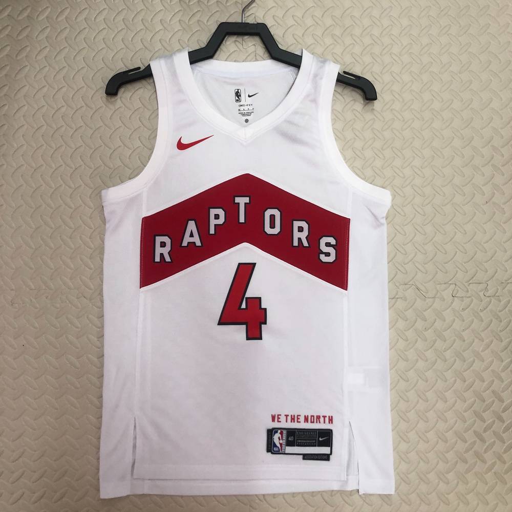 Camiseta Scottie Barnes #4 Toronto Raptors 2023 Blanco