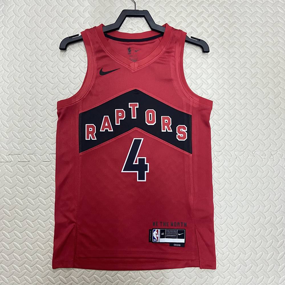 Camiseta Scottie Barnes #4 Toronto Raptors 2023 Rojo Camiseta Scottie Barnes #4 Toronto Raptors 2023 Rojo