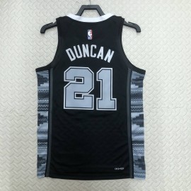 Camiseta Tim Duncan #21 San Antonio Spurs 2023 Negro