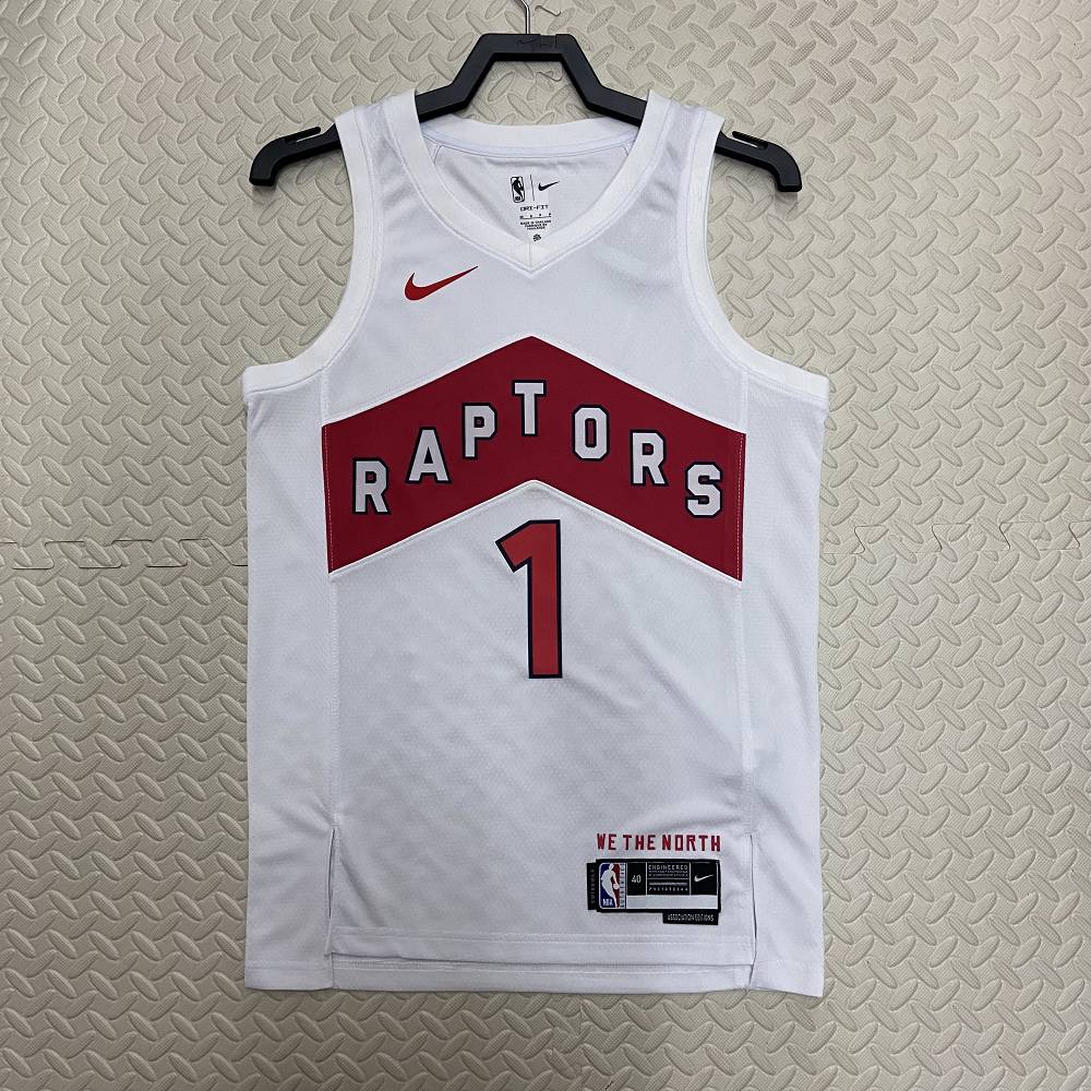 Camiseta Tracy McGrady #1 Toronto Raptors 2023 Blanco Camiseta Tracy McGrady #1 Toronto Raptors 2023 Blanco