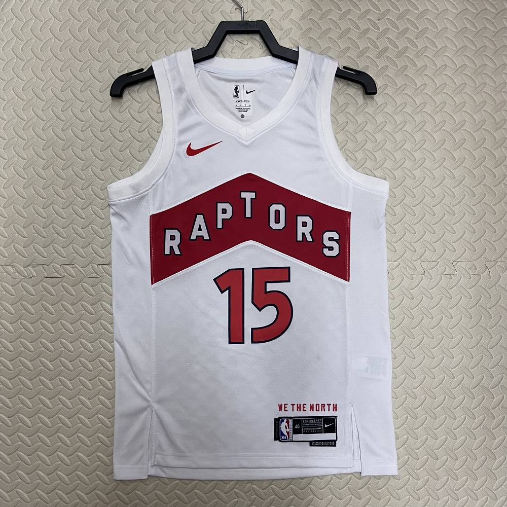 Camiseta Vince Carter #15 Toronto Raptors 2023 Blanco Camiseta Vince Carter #15 Toronto Raptors 2023 Blanco