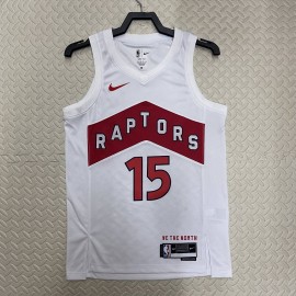 Camiseta Vince Carter #15 Toronto Raptors 2023 Blanco