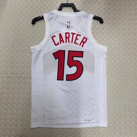 Camiseta Vince Carter #15 Toronto Raptors 2023 Blanco Camiseta Vince Carter #15 Toronto Raptors 2023 Blanco
