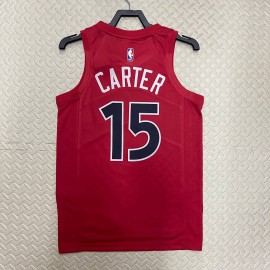 Camiseta Vince Carter #15 Toronto Raptors 2023 Rojo Camiseta Vince Carter #15 Toronto Raptors 2023 Rojo
